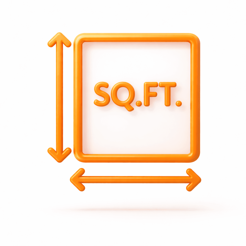 SQ.FT Area Booked