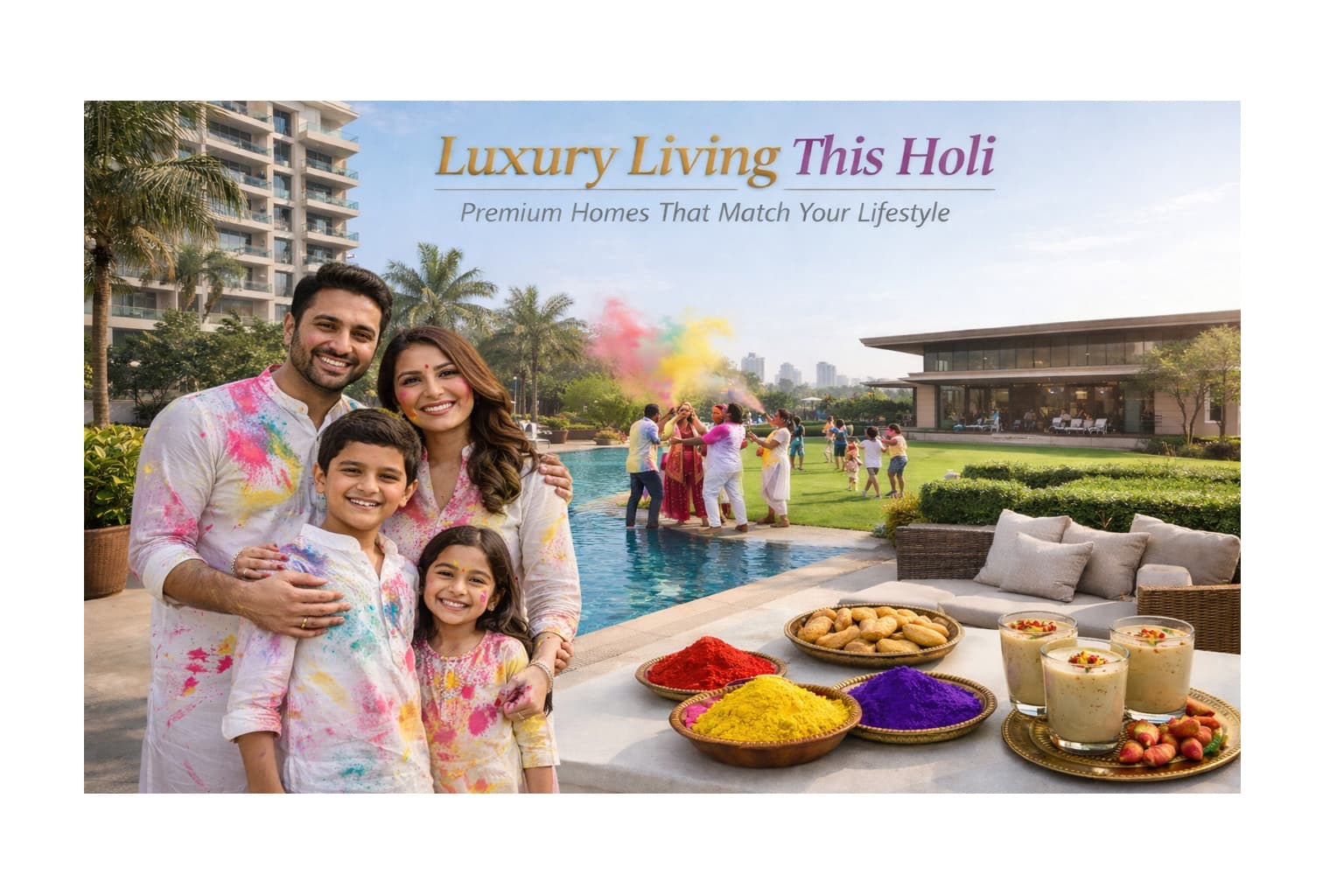 Luxury Living This Holi: Premium Homes That Match Your Lifestyle