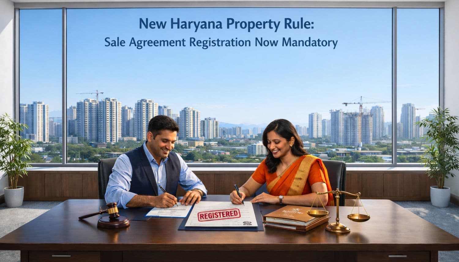 New Haryana Property Rule: Sale Agreement Registration Now Mandatory
