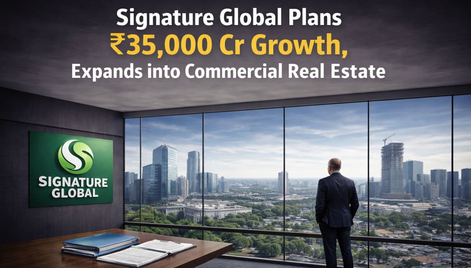Signature Global Plans ₹35,000 Cr Growth, Expands into Commercial Real Estate