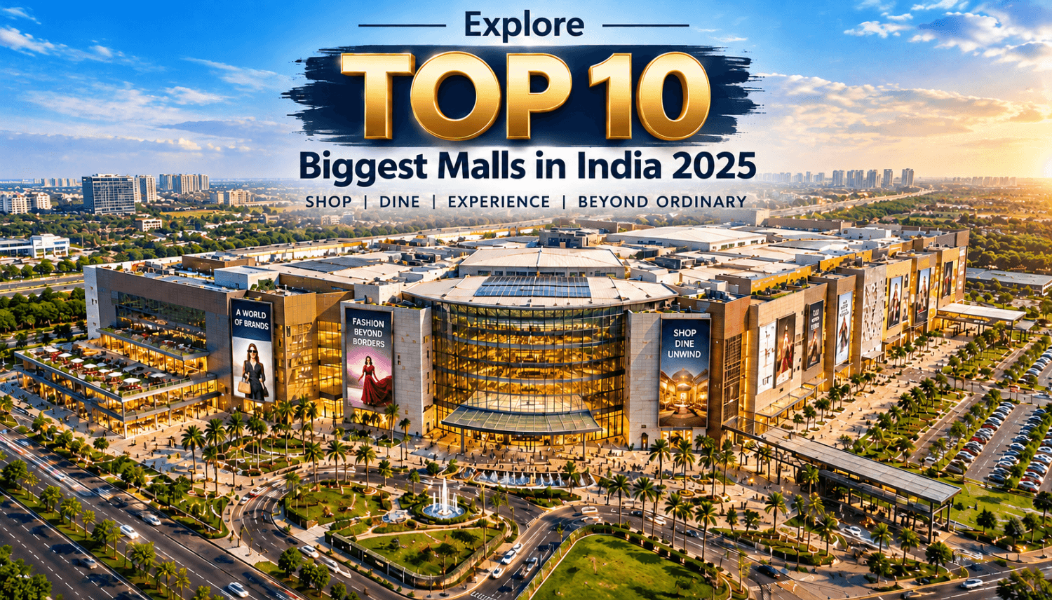 Explore TOP 10 Biggest Malls in India 2025