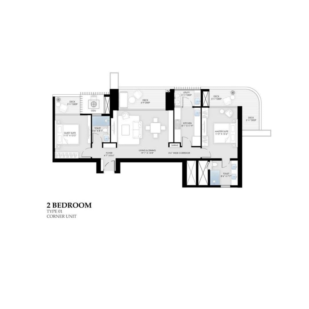 BPTP Amstoria Verti Greens Sector 102 Gurgaon Floor Plan