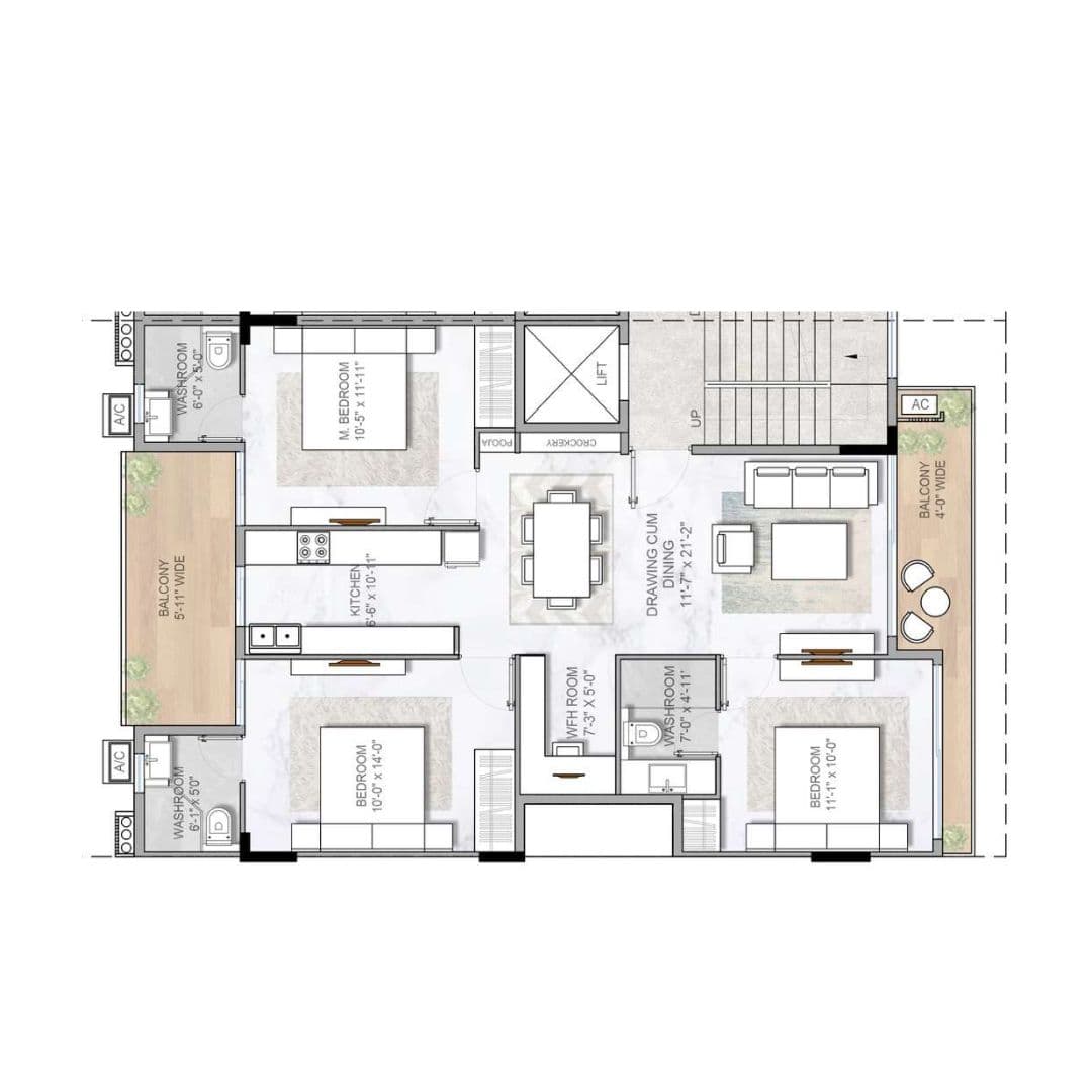 M3M Soulitude Sector 89 Gurgaon Floor Plan