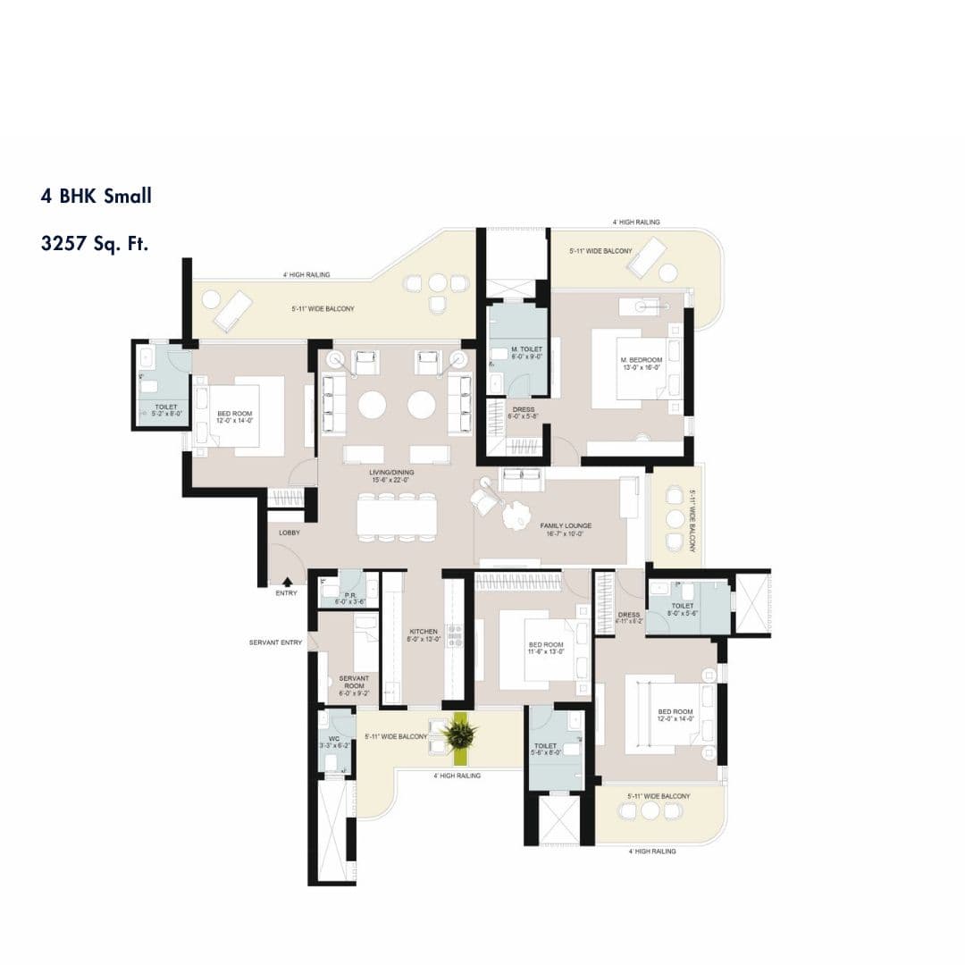 4S The Aurrum Floor Plan