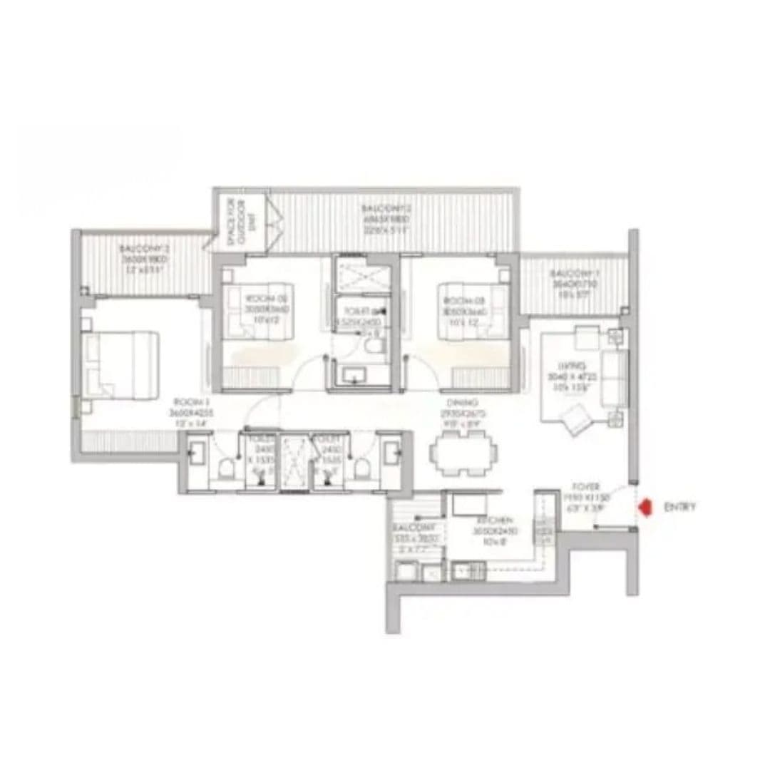 Godrej Aristocrat 49 4BHK Apartment