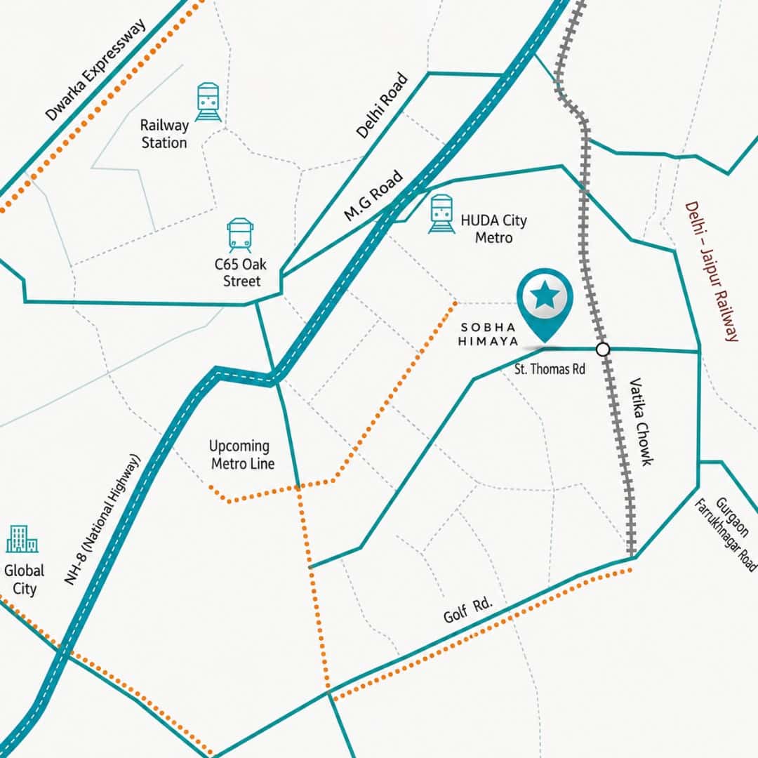 Godrej Miraya Location Map