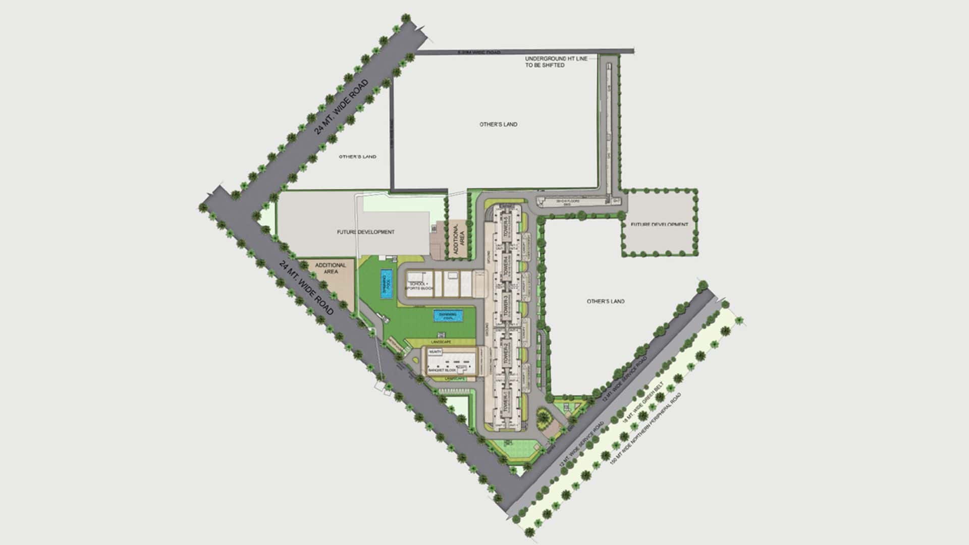 BPTP Amstoria Verti Greens Master Plan