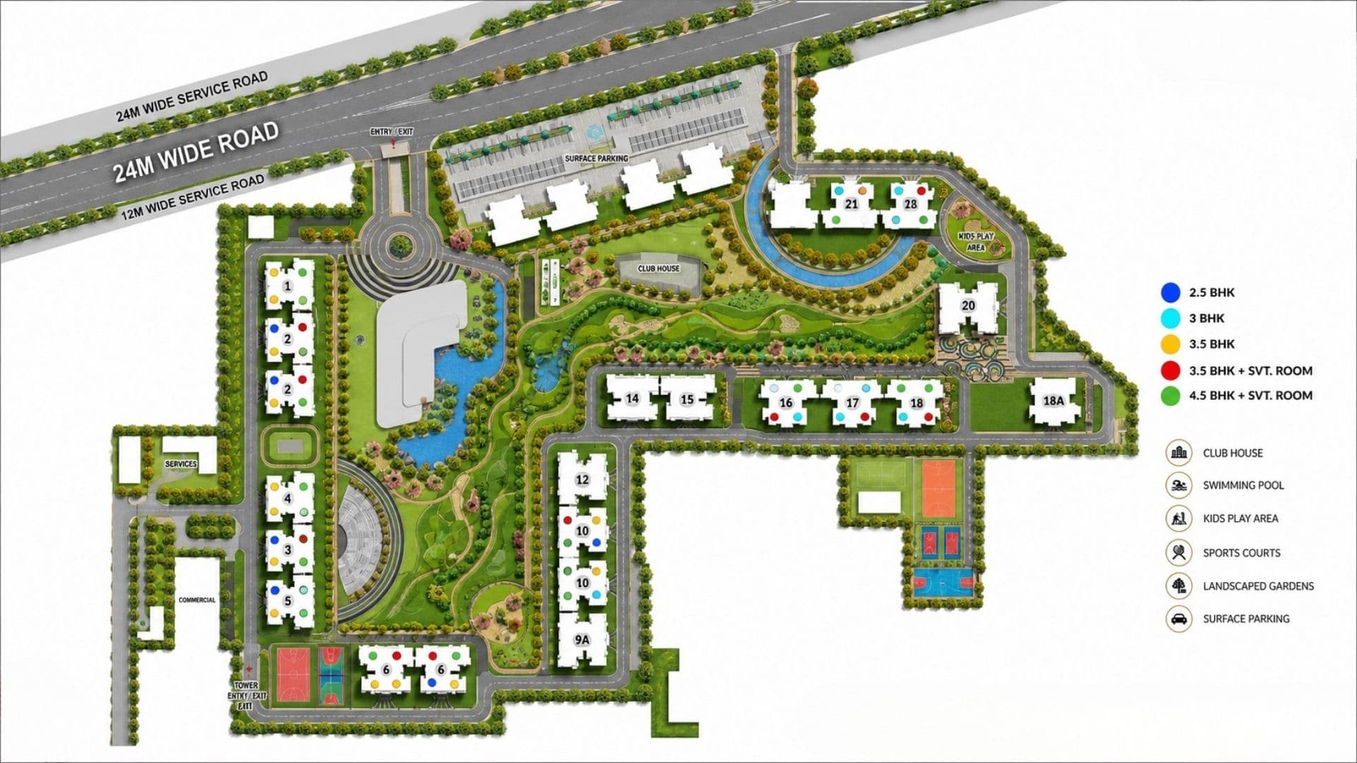 M3M Golf Hills Master Plan