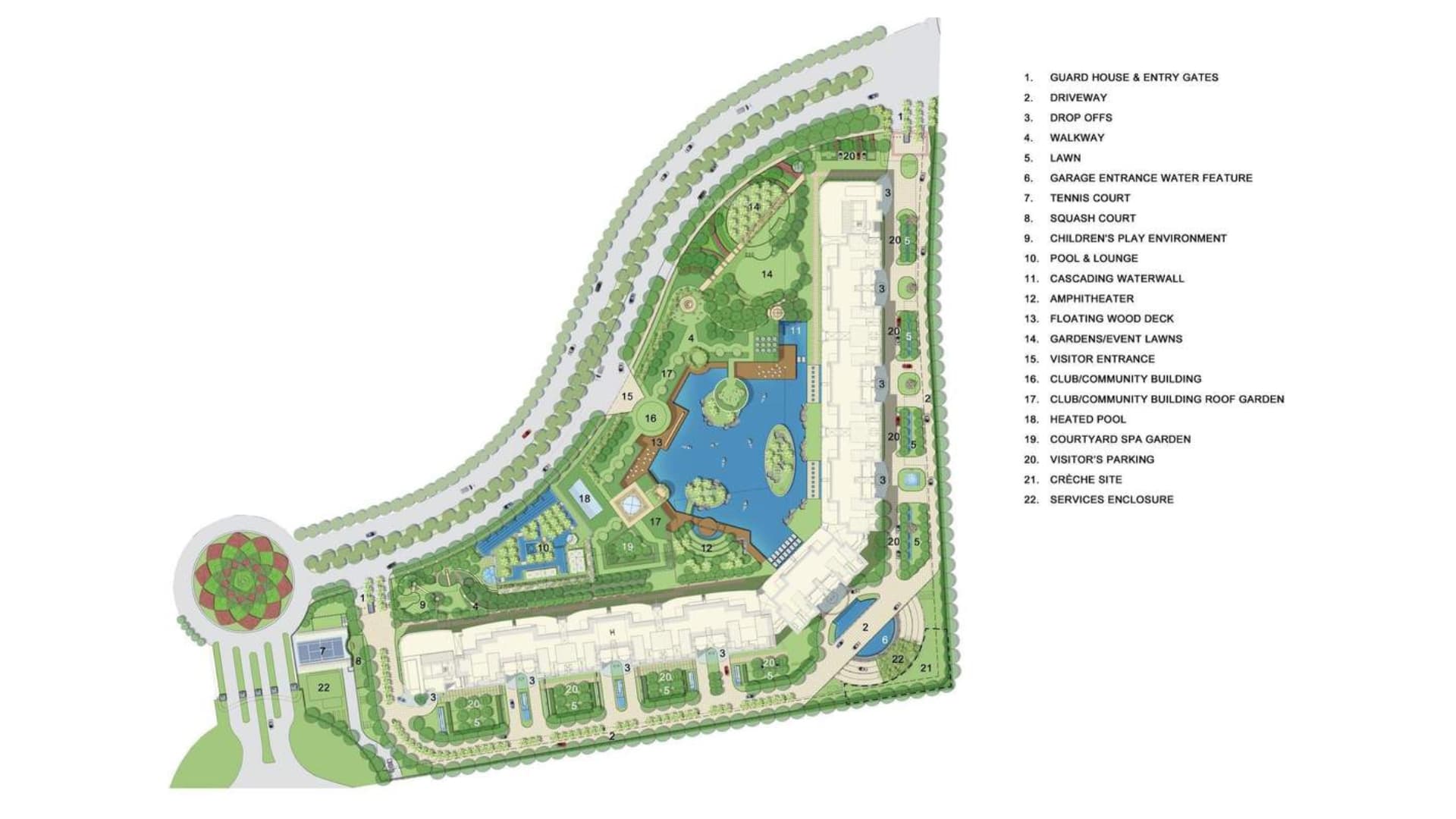 DLF The Camellias Gurgaon Master Plan