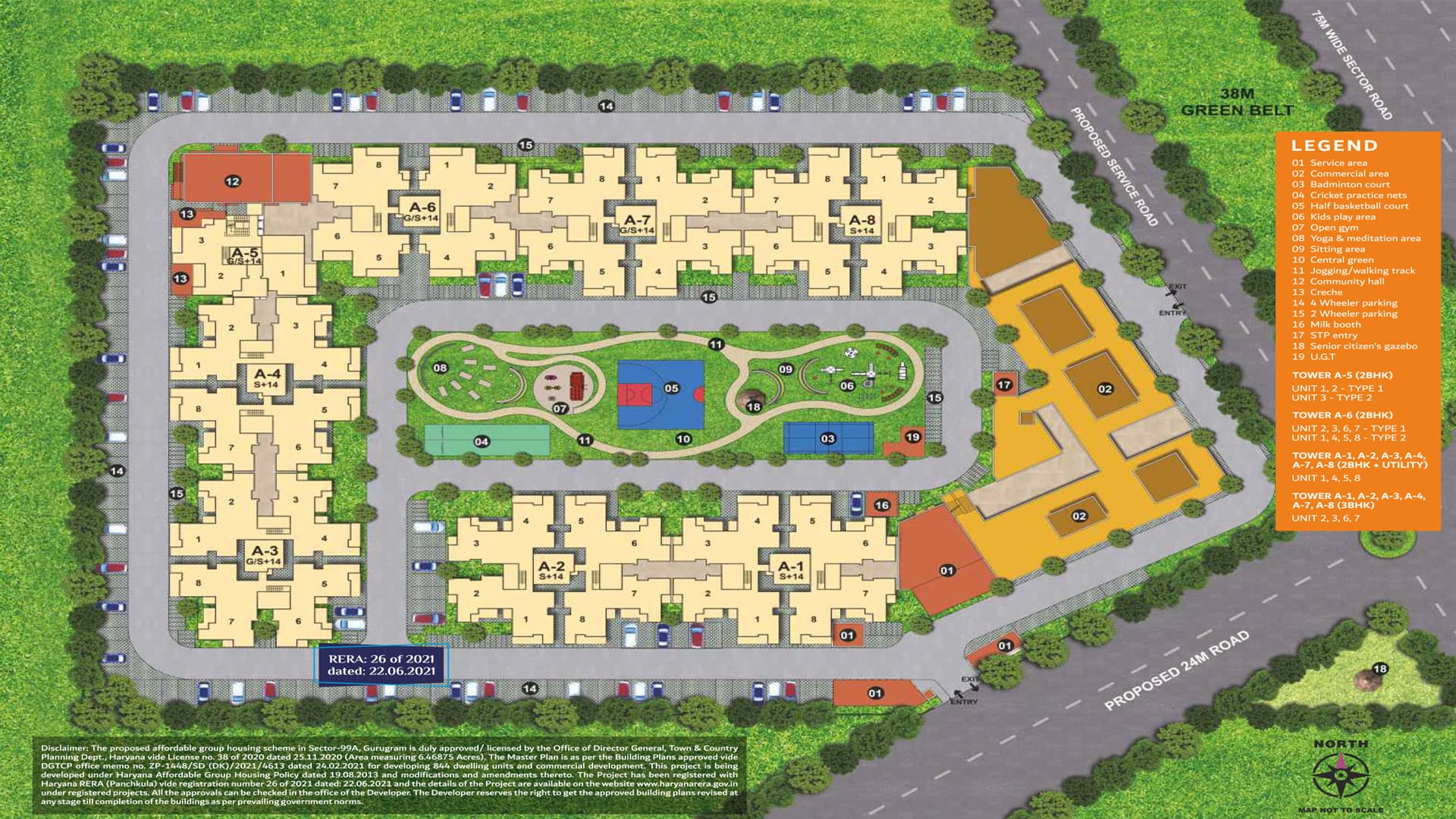 Conscient Habitat Prime 99A Master plan