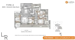 Floor Plan of BPTP The Amaario