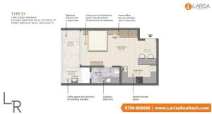 Floor Plan of Sobha Altus 106 Gurgaon