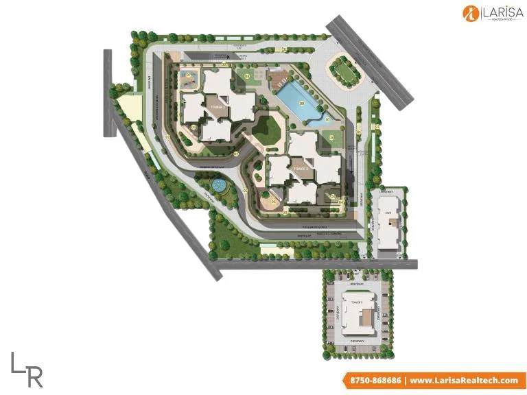 Sobha Altus 106 Site Plan