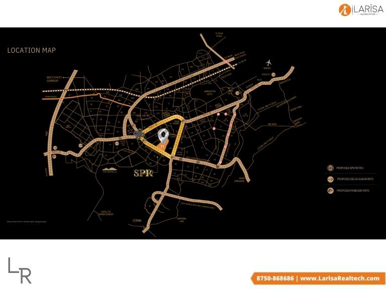 Signature Global Titanium SPR Location Map