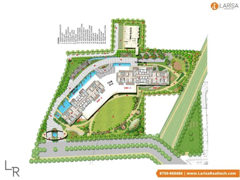 Paras The Manor Gwal Pahari Gurgaon Site Plan