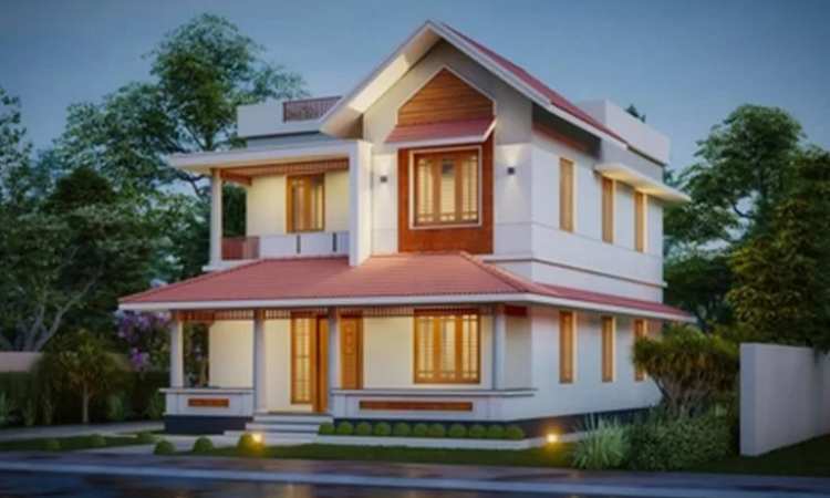 traditional house front design 