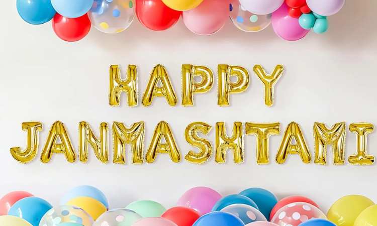 Janmashtami Decoration Ideas at Home with Ballons