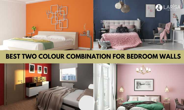 best Two Colour Combination For Bedroom Walls