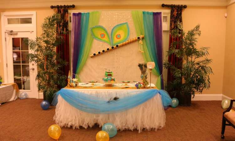 Janmashtami Decoration Ideas at Home with Decorative Bansuri