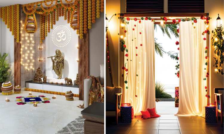 Krishna Janmashtami Decoration ideas with Lightings 