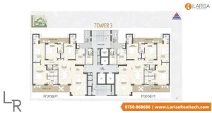 Anant Raj The Estate Residences Floor Plan