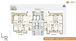 The Estate Residences Sector 63A Floor Plan