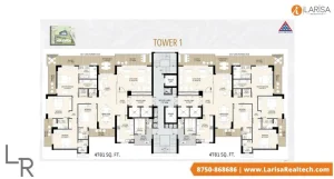 Anantraj Estate Residences Sector 63A Floor Plan