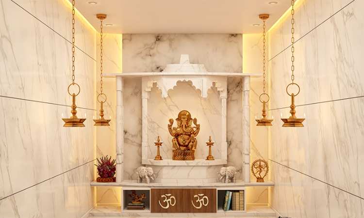 marble mandir design for home