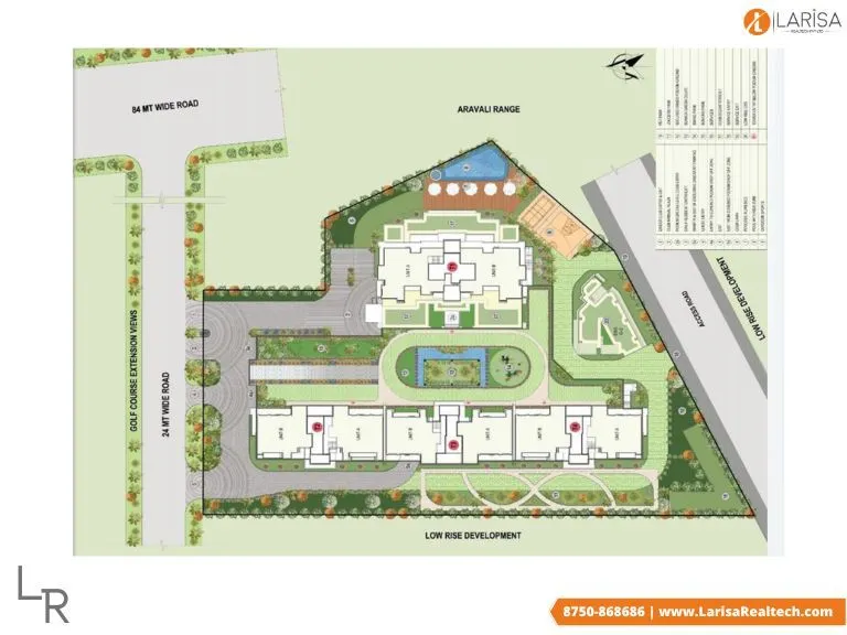 Anantraj Estate Residences Site Plan