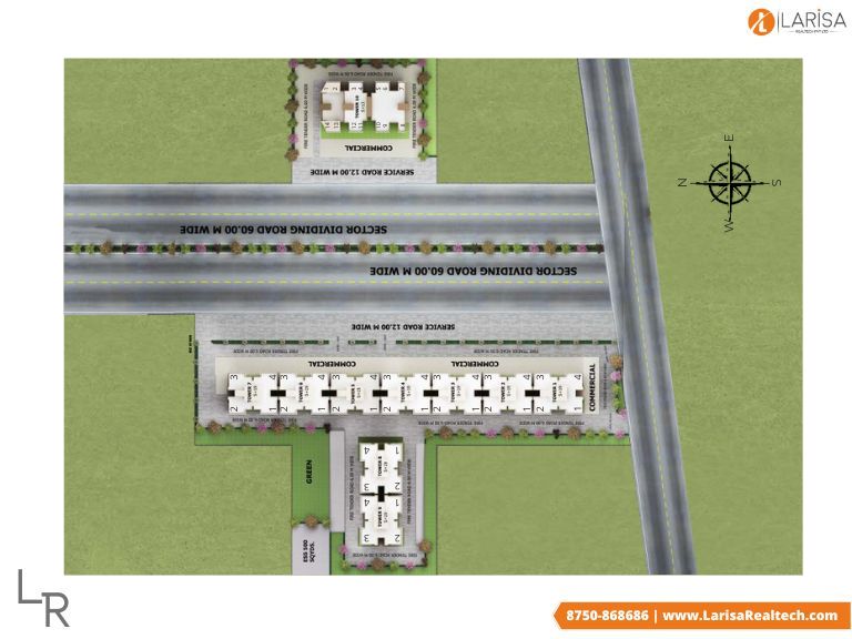 Adore Prosperity Homes Sohna Site Plan