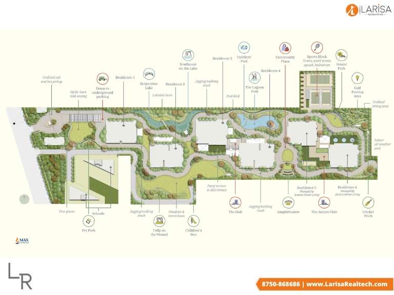 Max Estate Dwarka Expressway Site Plan