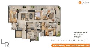 Trevoc Royal Residenes Sector 56 Floor Plan