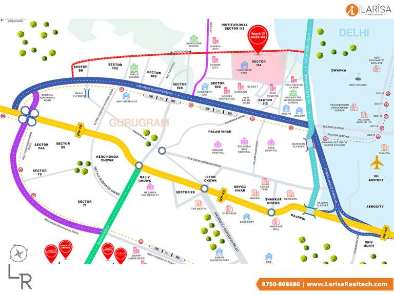 Reach Buzz 114 Location Map