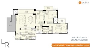 Emaar Amaris Sector 62 Gurgaon Floor Plan