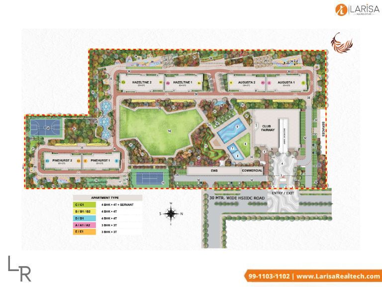 Eldeco Fairway Reserve Site Plan