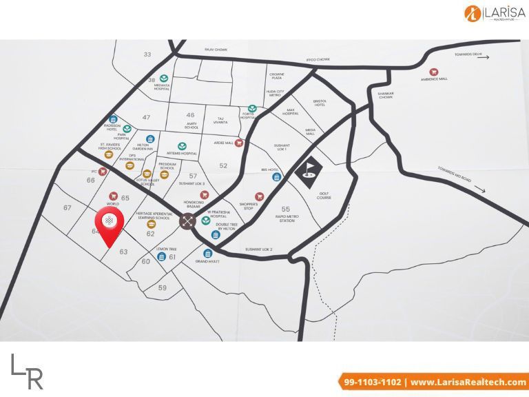 Adani Samsara Ivana Location Map