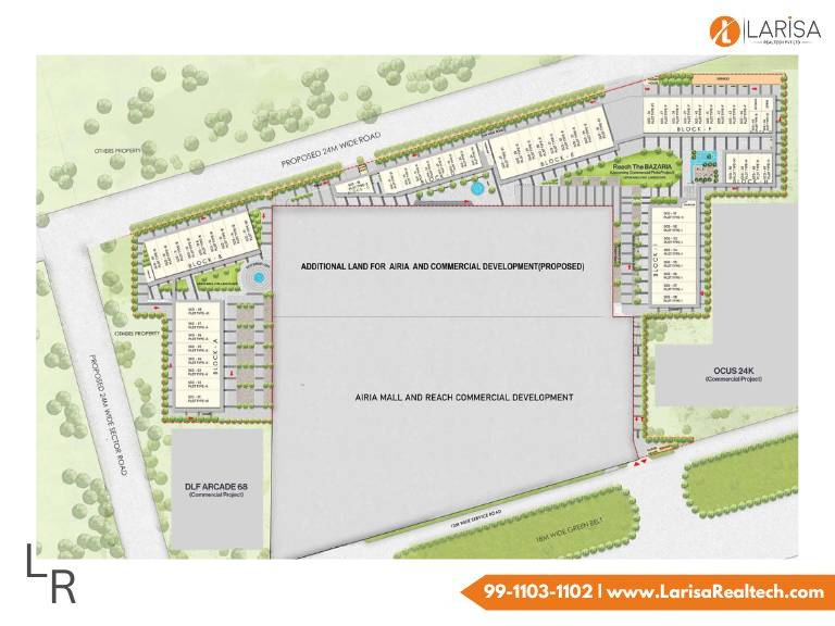 Reach Bazaria Sector 68 Site Plan